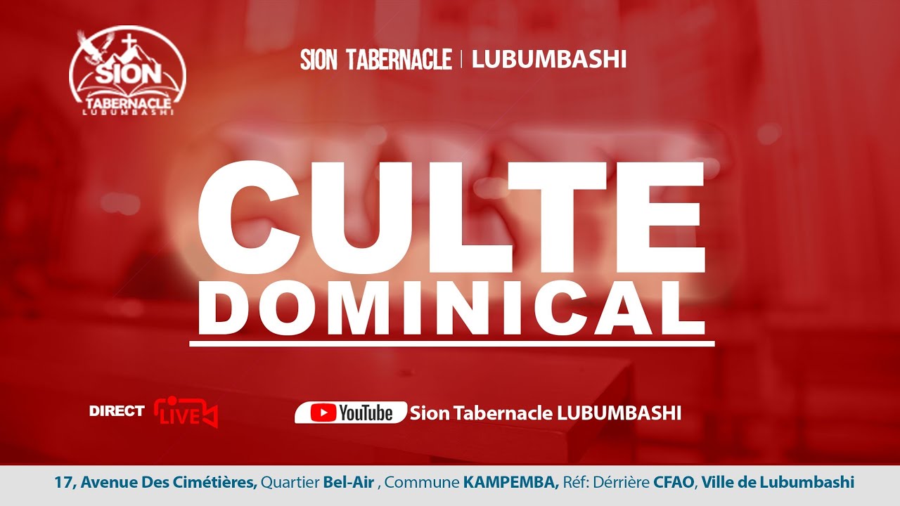 Culte | Dim 15 Fév 2026 | Sion Tab