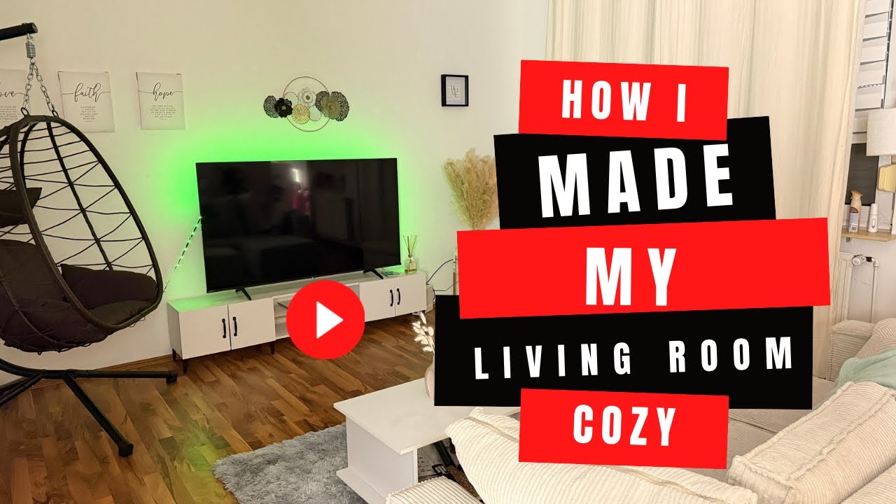 How I Made My Living Room Cozy & Aesthetic on a Budget | Home Makeover 2025”