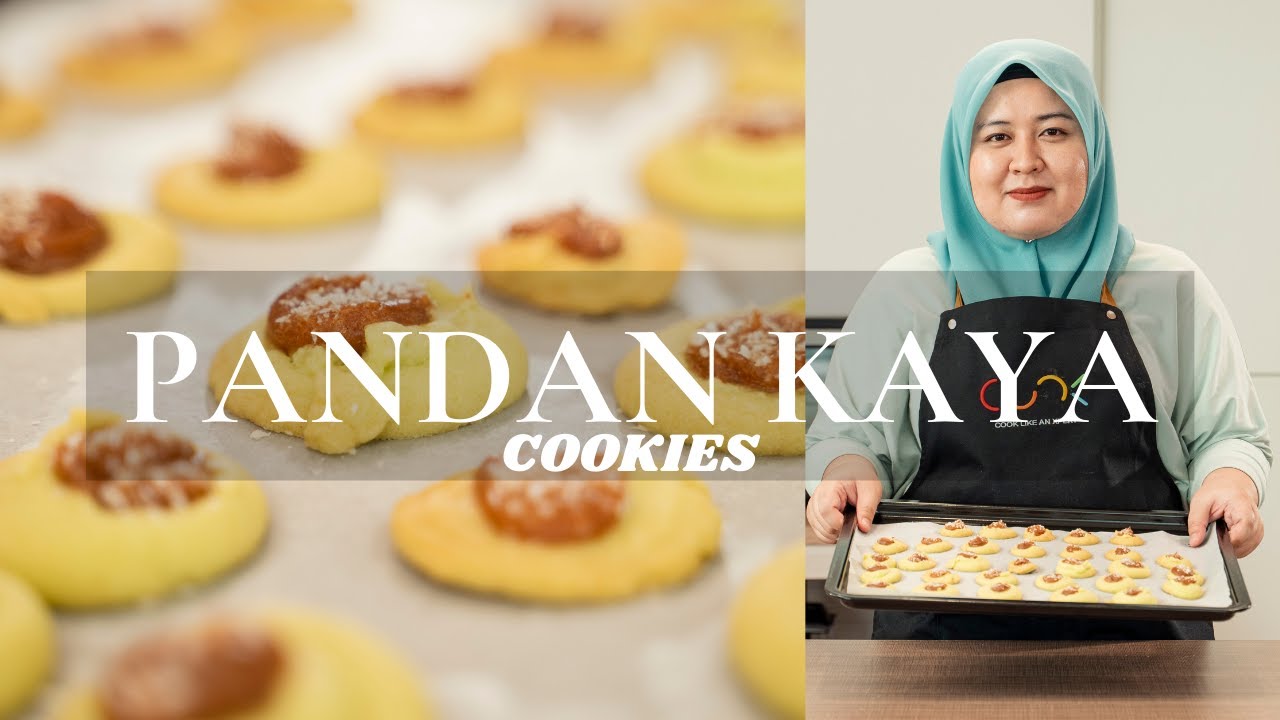 PANDAN KAYA COOKIES | EASY & DELICIOUS