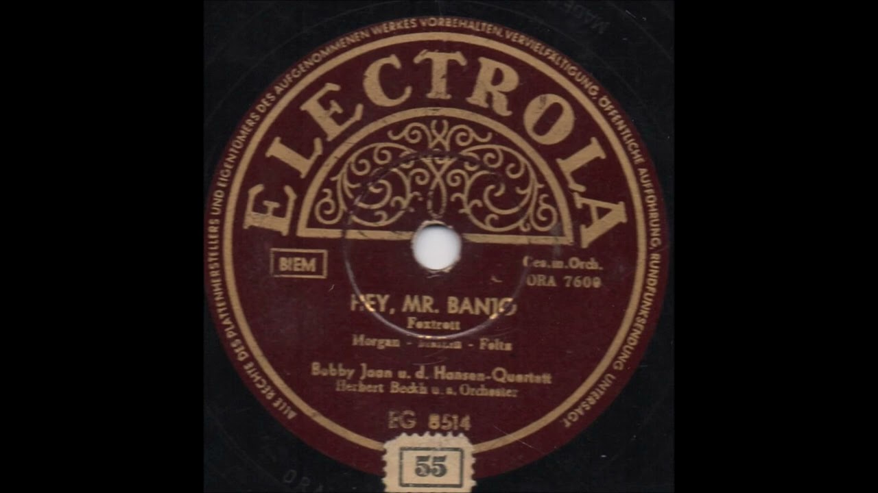 Bobby Jaan  -  Hey, Mr. Banjo  1954