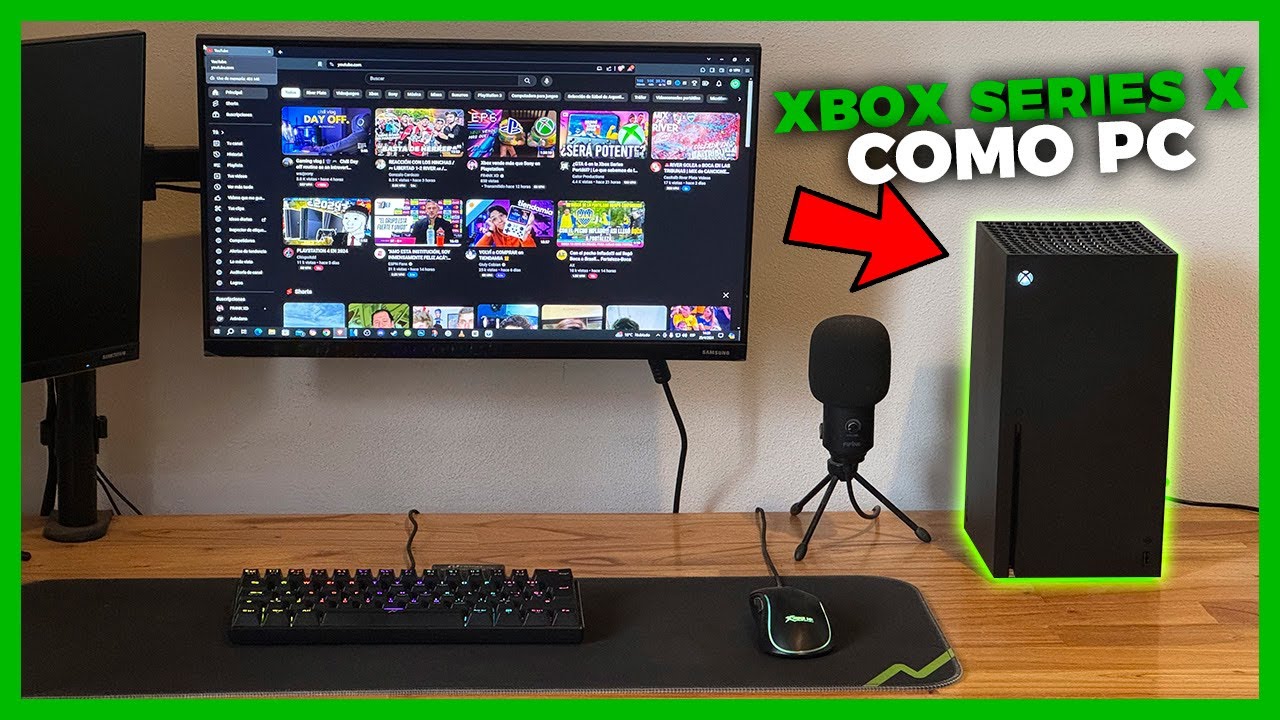 Us&eacute; Mi XBOX SERIES X como PC de Escritorio