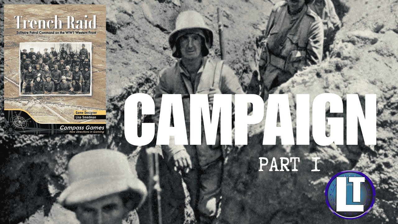 TRENCH RAID Board Game Surprises in Every Mission!  CAMPAIGN MISSION 1 Gameplay