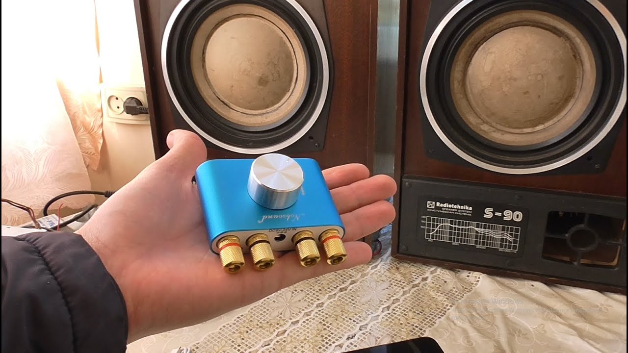 Миниатюрный усилитель звука с Aliexpress. Обзор, тест, выводы.