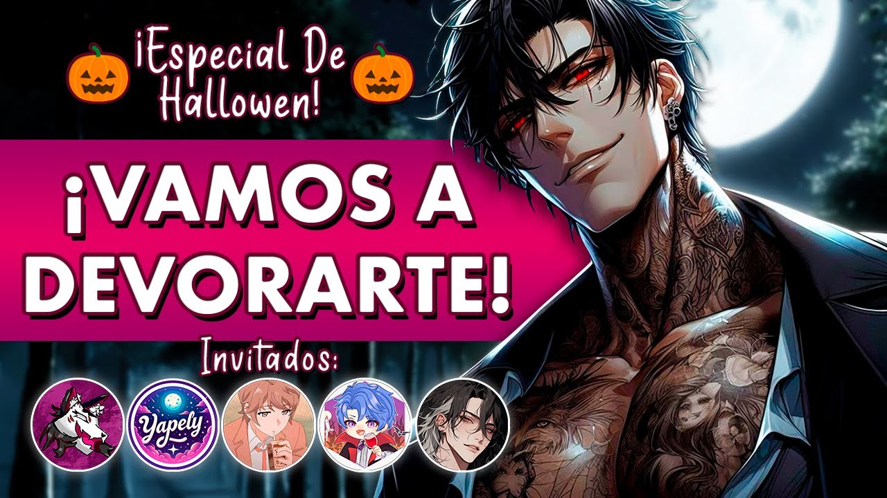 ASMR 🔥 6 VAMPIROS Compiten Por DEVORARTE 🦇 - ESPECIAL HALLOWEEN 2024