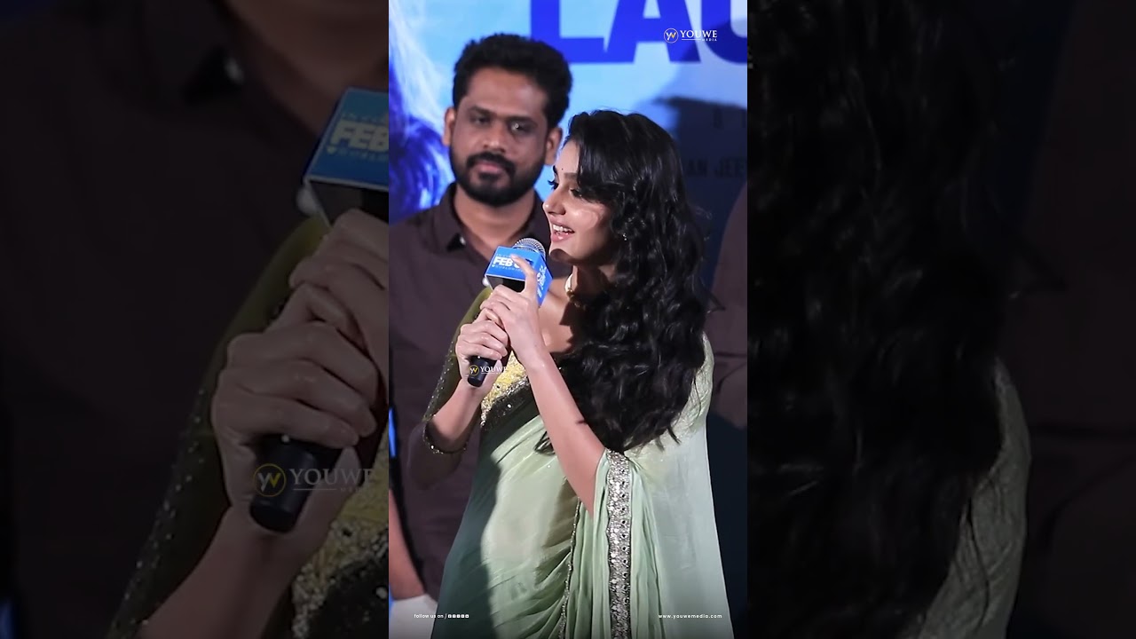 Heroine Anaswara Rajan Interaction With Anchor at With Love Trailer Launch Event | YouWe Media