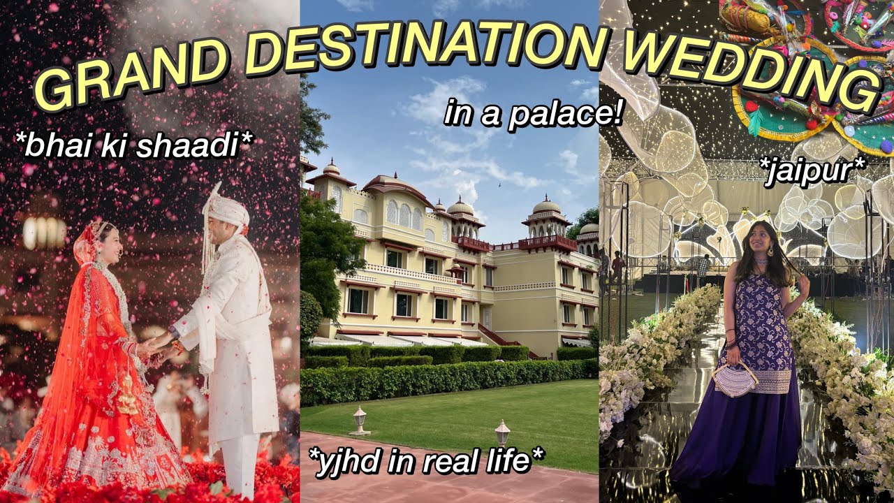 GRAND *DESTINATION* WEDDING VLOG!💍✨ *yjhd in real life*
