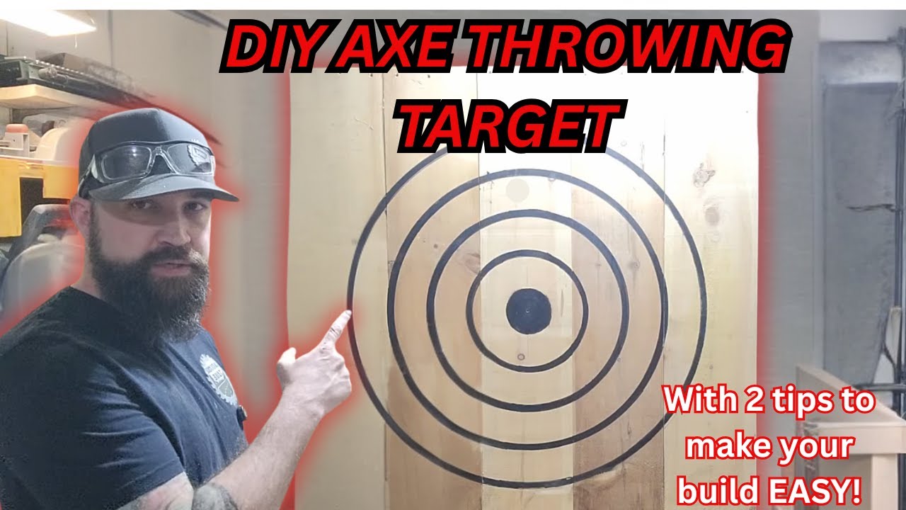DIY AXE Throwing target!