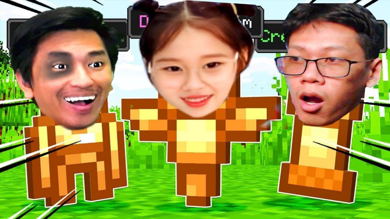 ដើររក Totem ប្លែកៗ ជាមួយ Sis Cute និង VK សើចចុកពោះ !!! 🤣 | Minecarft