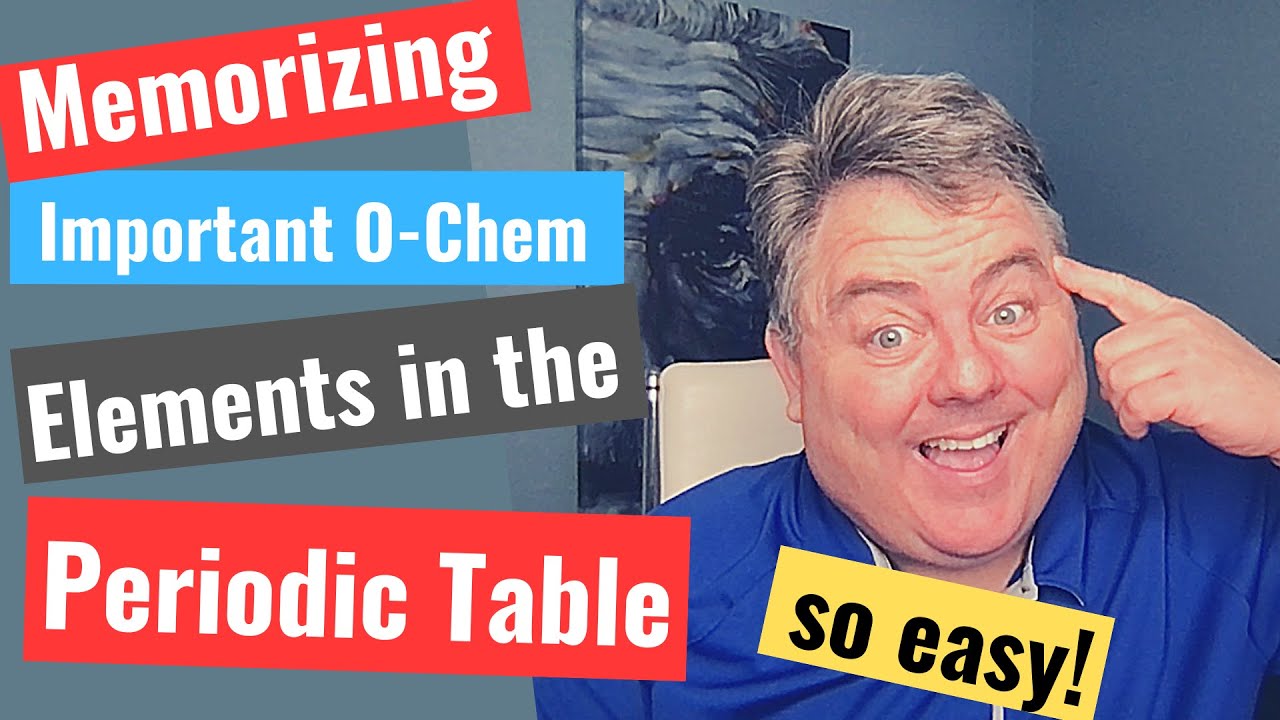 Memorizing Important O-Chem Elements in the Periodic Table. So Easy!