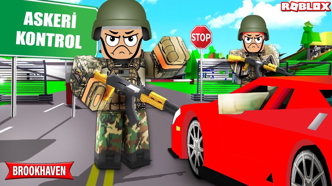 Yolu Kapattık ve Askeri Kontrol Yaptık !! - Panda ile Roblox Brookhaven