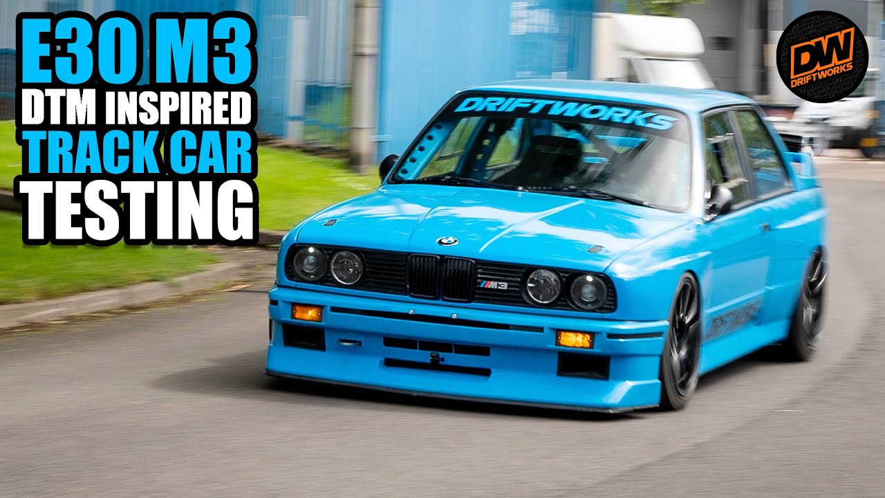 Тестирую свой трековый автомобиль BMW E30 M3 DTM