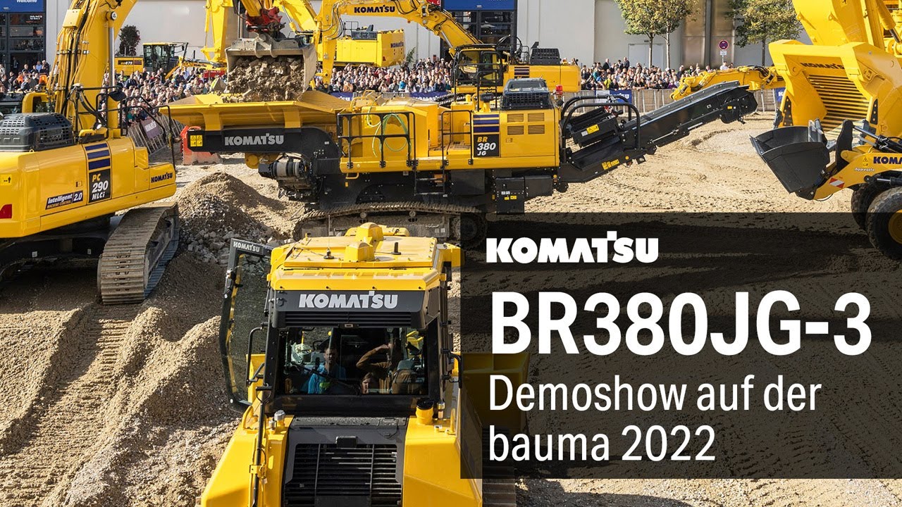 BR380JG-3 Mobilbrecher - Komatsu auf der bauma 2022