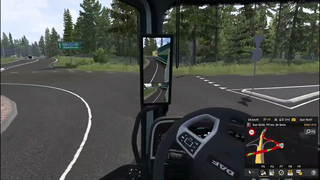 Nordic Dairy Run Milk Transport Across Sweden DAF Truck Euro Truck Simulator 2 203 km 🛣️№4