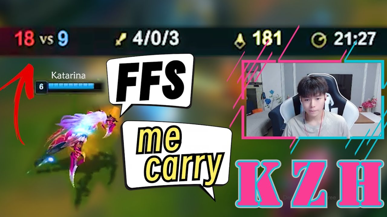 (Season13) KZH Lee Sin Teach how to CARRY a LOSING game - League of Legends
