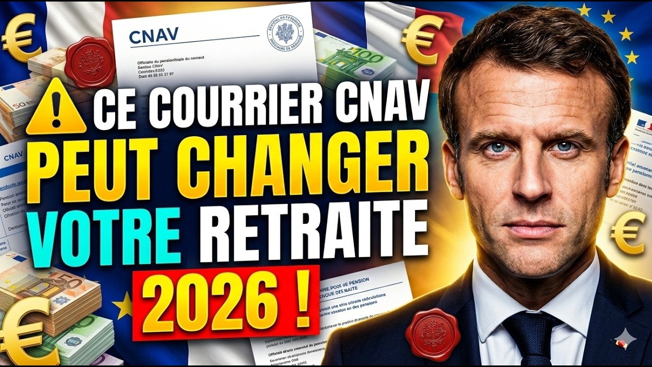 🚨 CNAV 2026 : Ce courrier peut changer votre pension retraite,Abi doit agir.Mar 7