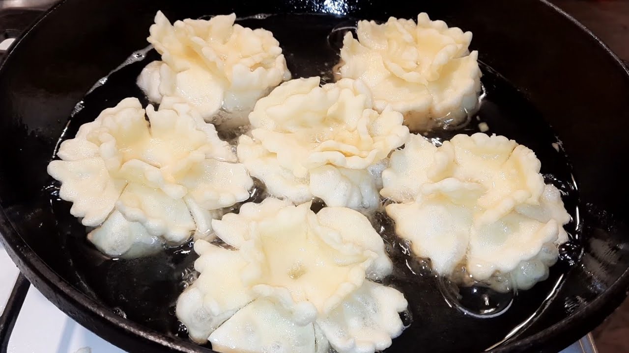 Розочки Растущие В Масле!Супер Хрустящий Хворост Праздничный! Brushwood Biscuits Recipe