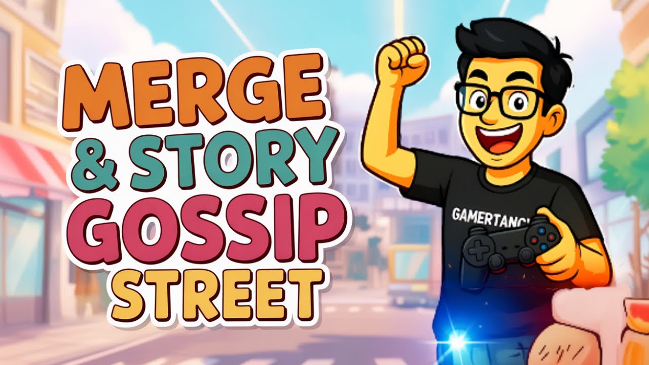 Gossip Street Merge & Story 🎀 | 🌆 Stylish Merge Puzzle Gameplay 