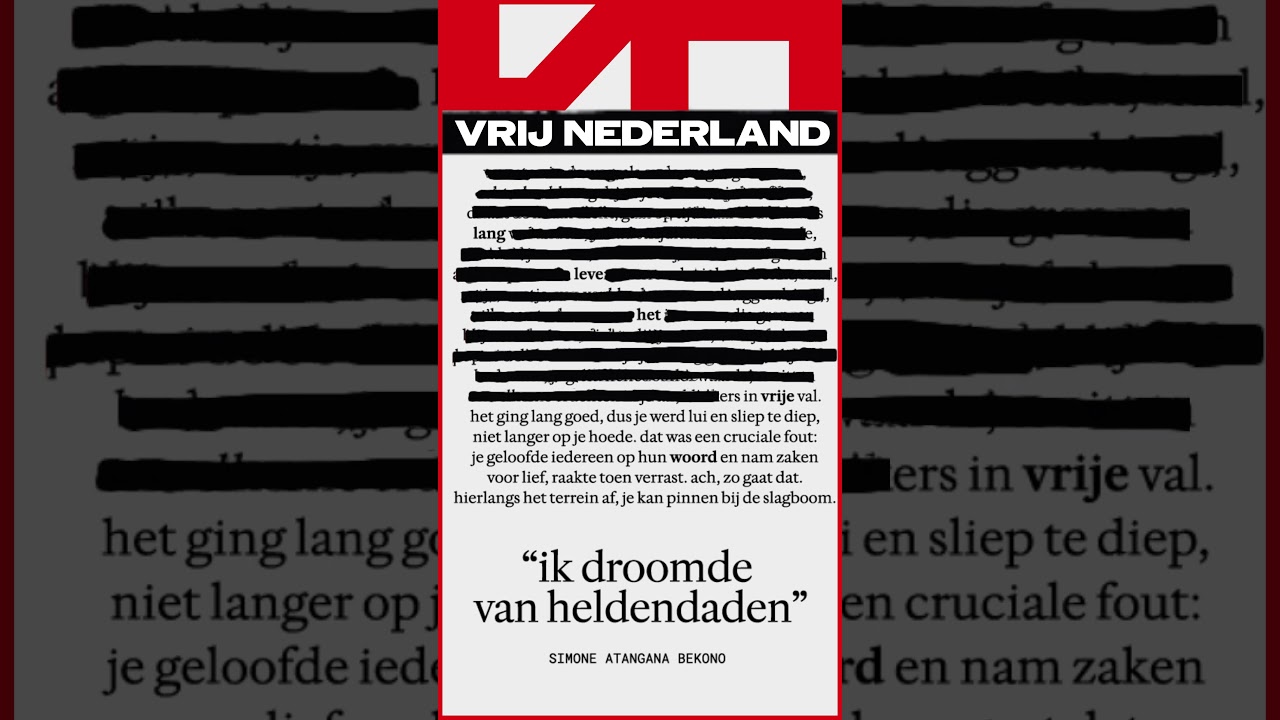 Simone Atangana Bekono - Lang leve het vrije woord
