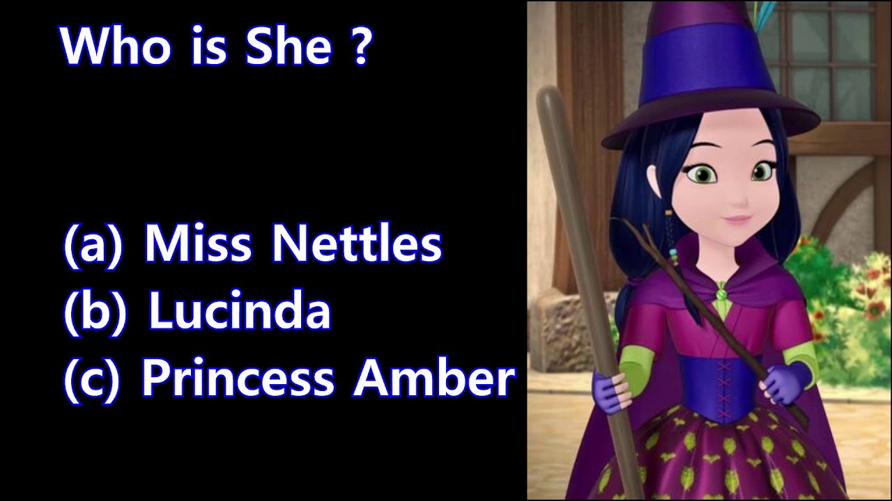 ONLY TRUE FANS OF SOFIA THE FIRST CAN ANSWER THOSE QUESTION
