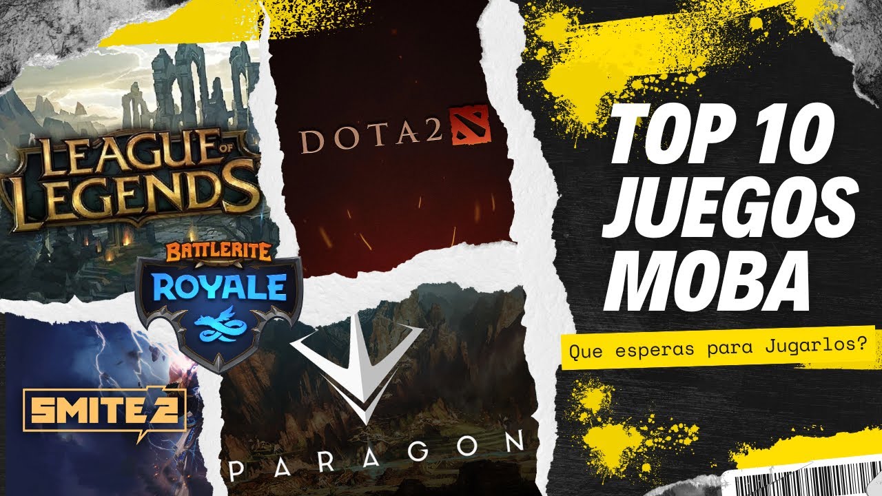 Top 10 Mejores Juegos MOBA!