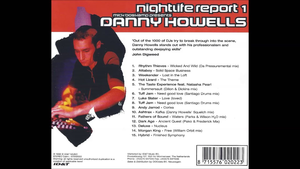 Nightlife Report - mixed by Danny Howells CD 1998