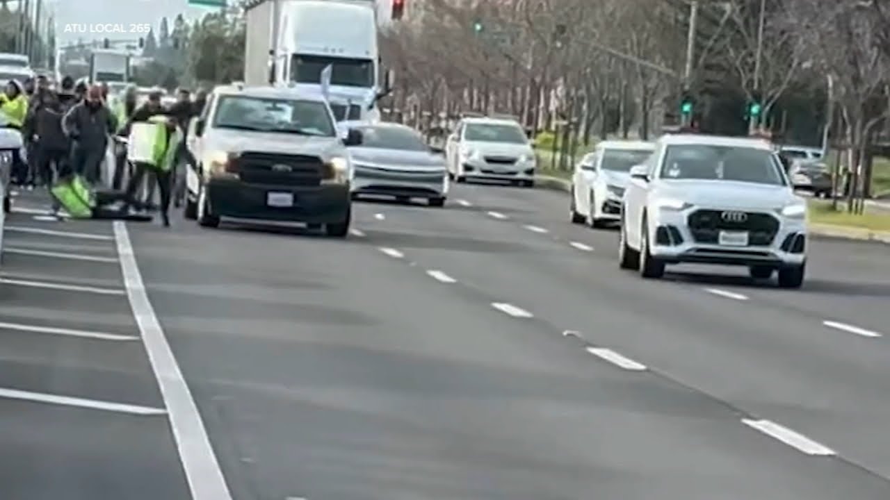 VTA workers injured in traffic incident on 1st day of strike that shut down bus, light rail service