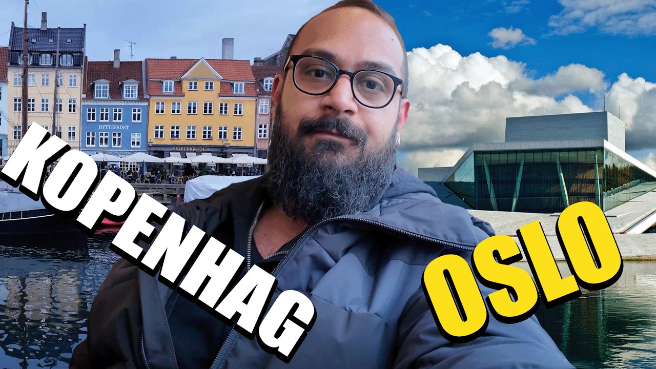 TEK VİDEO İKİ ŞEHİR ! Kopenhag'dan Oslo'ya!
