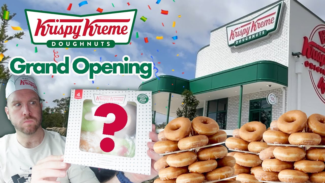 Krispy Kreme Grand Opening - What Did I Order?