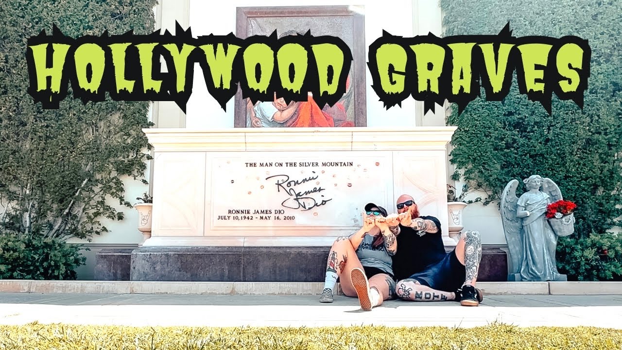 Hollywood graves of DIO and Lemmy | Vanlife Vlog