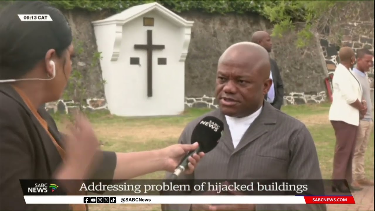 Zikalala tackles challenge of hijacked buildings in Cape Town