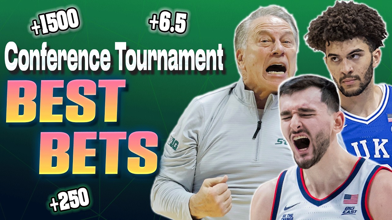 Conference Tournament Live Bets + Parlays + Underdogs