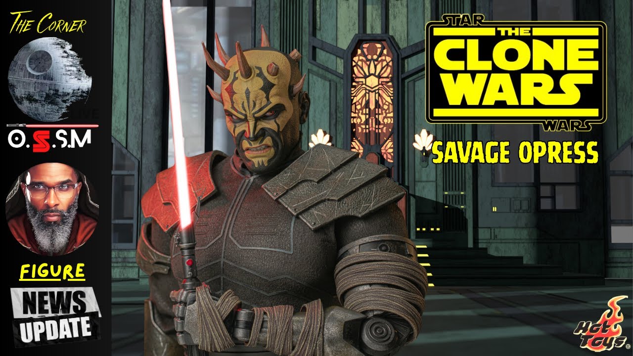 THE CORNER: HOT TOYS STAR WARS (THE CLONE WARS) SAVAGE OPRESS 1/6 SCALE COLLECTIBLE FIGURE