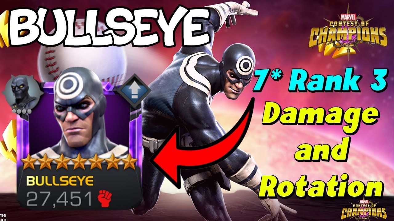 BULLSEYE - DAMAGE & ROTATION SHOWCASE! - 7* RANK 3