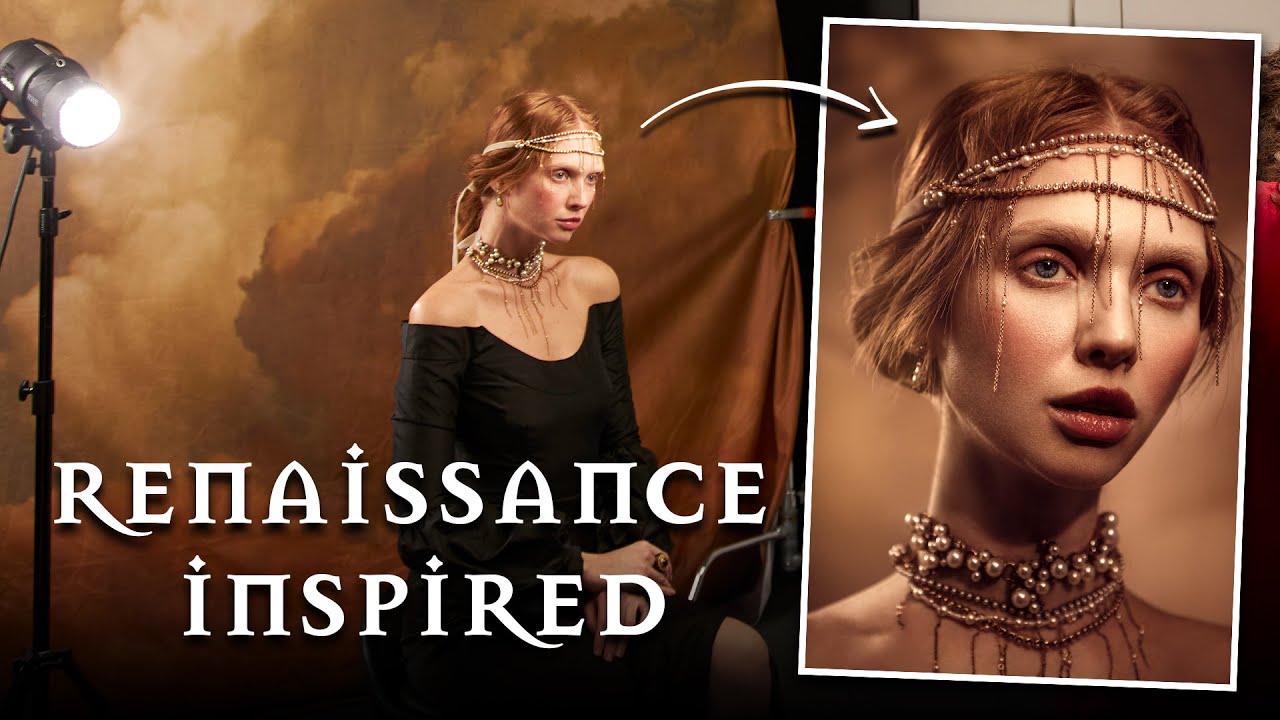 Photo Deconstruction: Renaissance Painting inspired Portrait