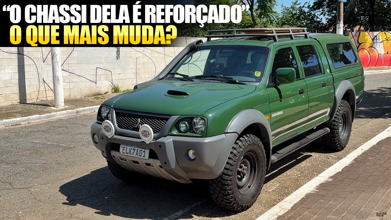 MITSUBISHI L200 SAVANA EDIÇÃO ESPECIAL 15 ANOS, UMA CAMINHONETE RARA DE ENCONTRAR!