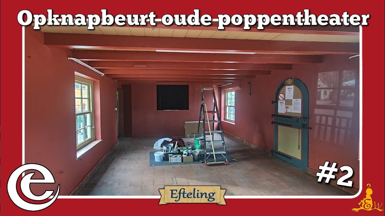 [#Efteling] Opknapbeurt oude poppentheater op Anton Pieckplein #2