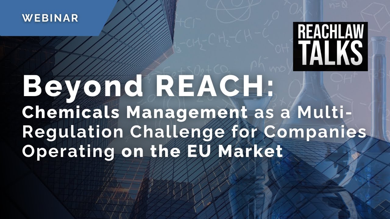 Beyond REACH: Chemicals Management as a Multi-Regulation Challenge for Companies on the EU Market