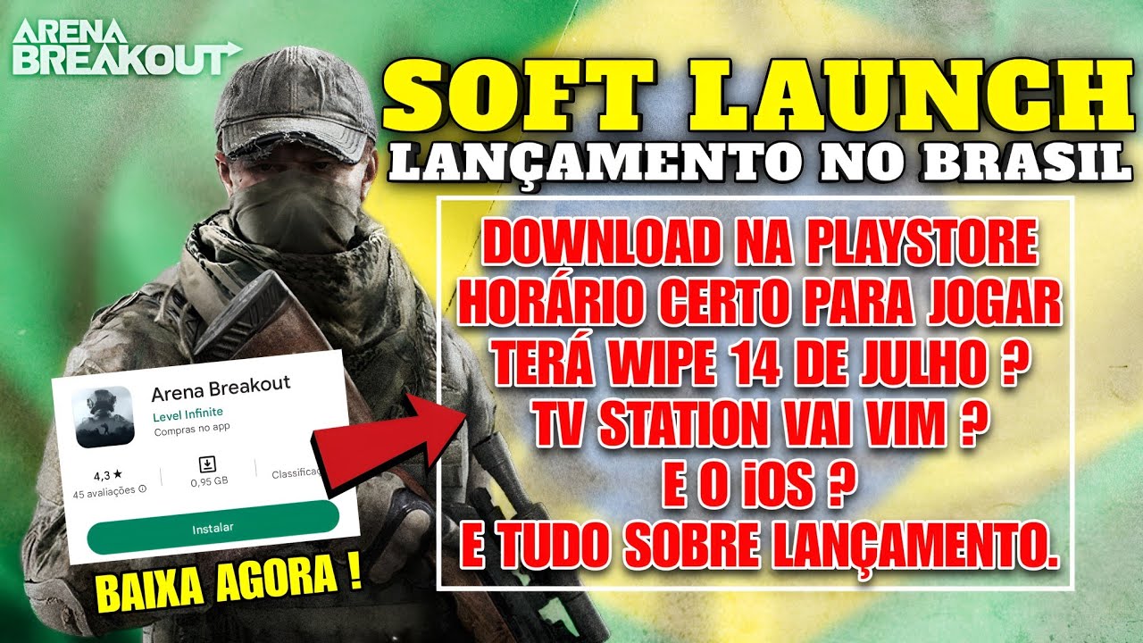 &Eacute; NO BRASIL ! O LAN&Ccedil;AMENTO OFICIAL DO ARENA BREAKOUT GLOBAL FINALMENTE CHEGOU (SOFT LAUNCH)