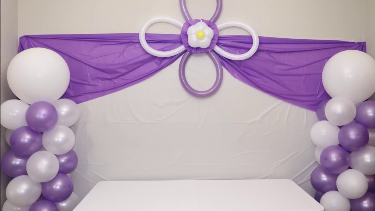 Como Hacer Pilares Con Globos Estilo8a