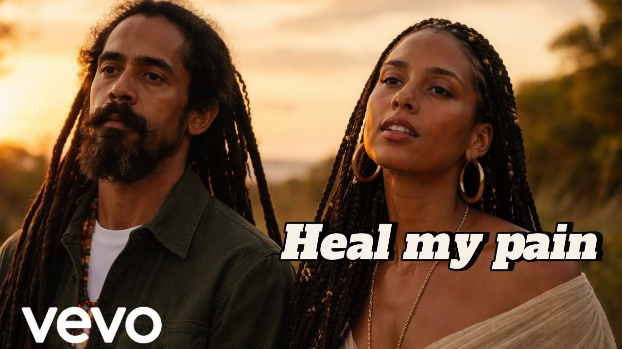 Damian Marley ft Alicia keys - Heal My Pain (Official Lyrics Video)