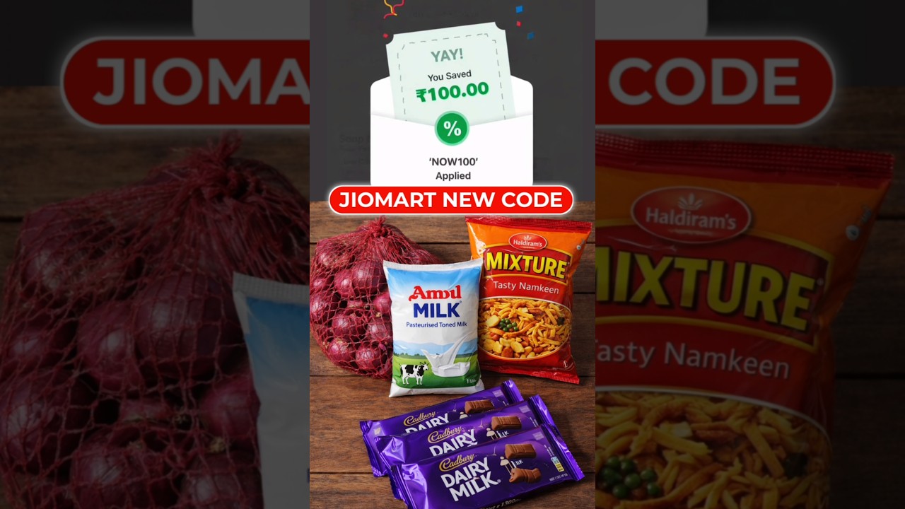 Jiomart Coupon Today 🔥 Jiomart new coupon code today | jiomart 100 off coupon code 