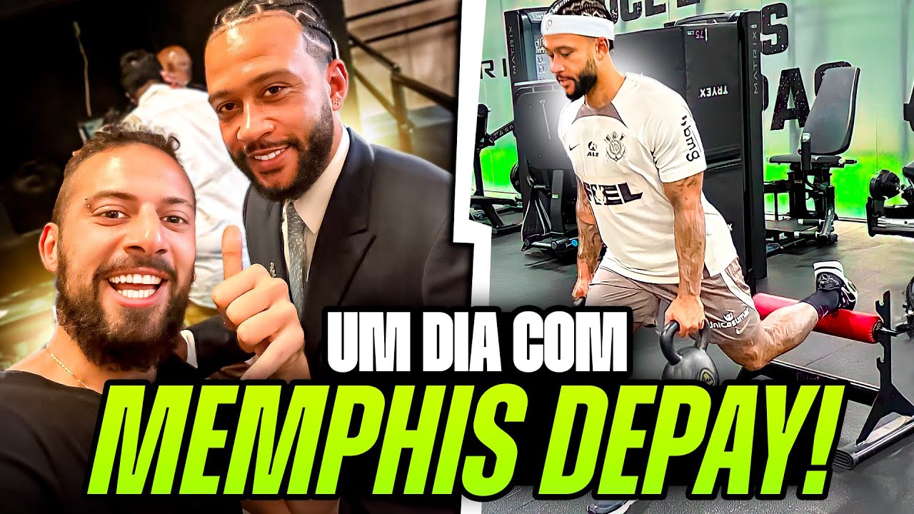 PASSEI UM DIA COM MEMPHIS DEPAY NO CORINTHIANS!