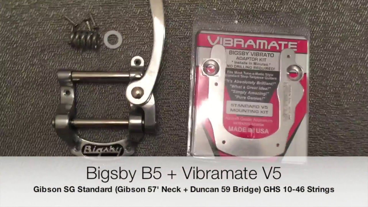 Bigsby B5 and VIbramate SG Standard Mod