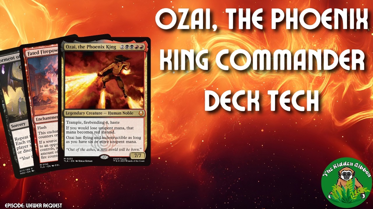 Ozai, the Phoenix King | Infinite Mana, Extra Attacks, Firebending | MTG Commander Deck Tech | VR