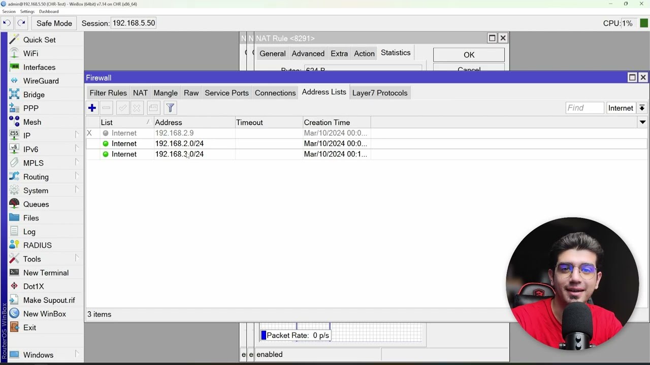 آموزش کامل src-nat و dst-nat در میکروتیک
