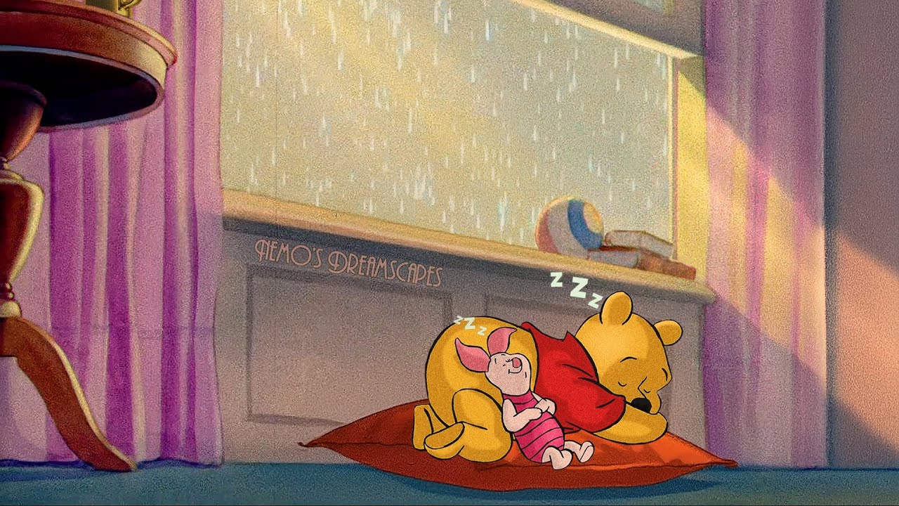 Nap with an open window on a Spring rainy day | oldies playing in another room (calming rain sounds)
