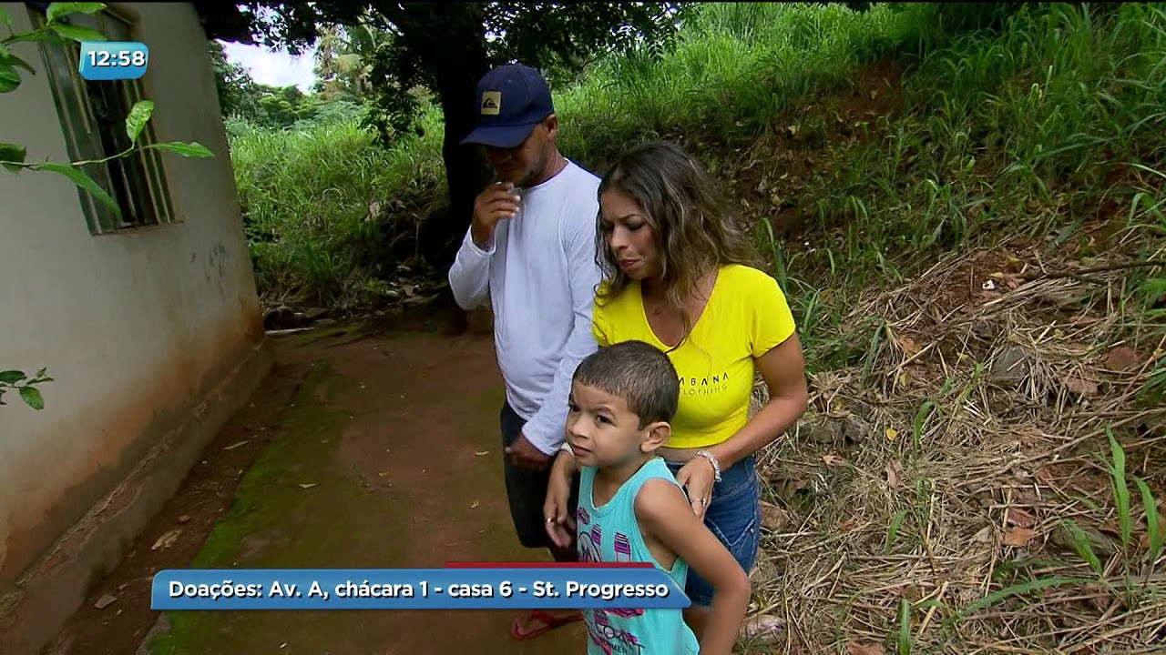 BG - Família precisa de doações para viver - 12-03-2018