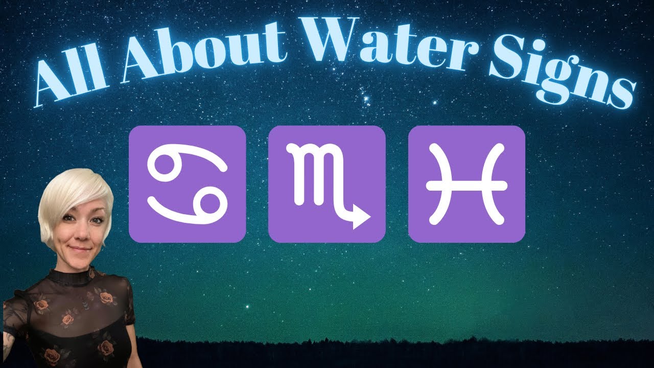 All About Water Signs ♋️ ♏️ ♓️ Astrology For Beginners - Study Tool