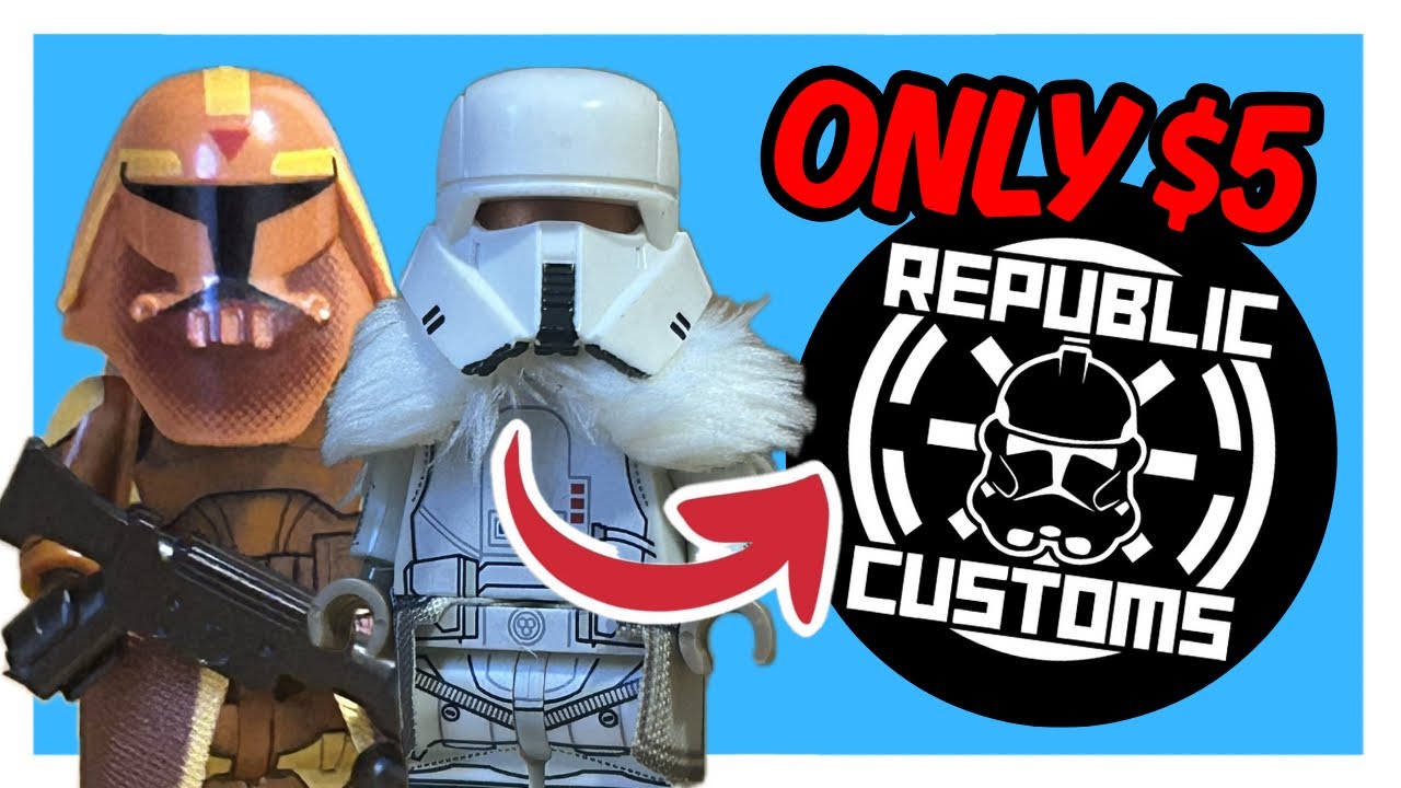 Одни из самых дешёвых кастомов LEGO, которые вы можете купить | Обзор Republic Customs