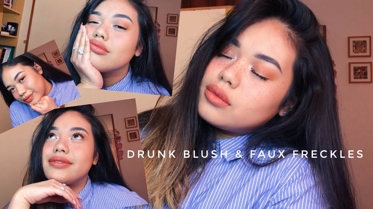 Rosy cheeks | drunk blush | korean inspired makeup